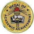 48 Series Academic Mylar Insert Disc (Medal of Academic Achievement)